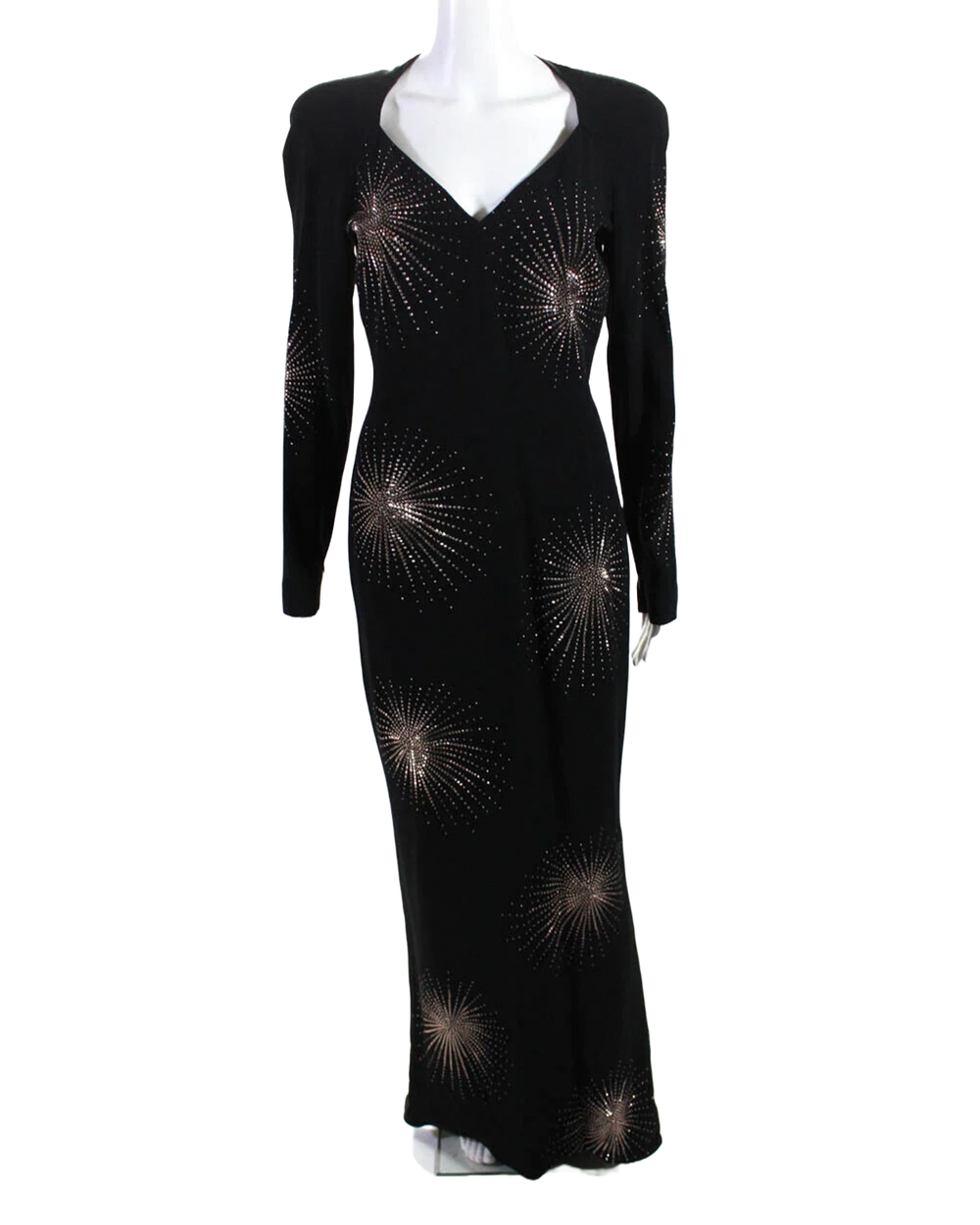Stella McCartney Black Rhinestone Dress
