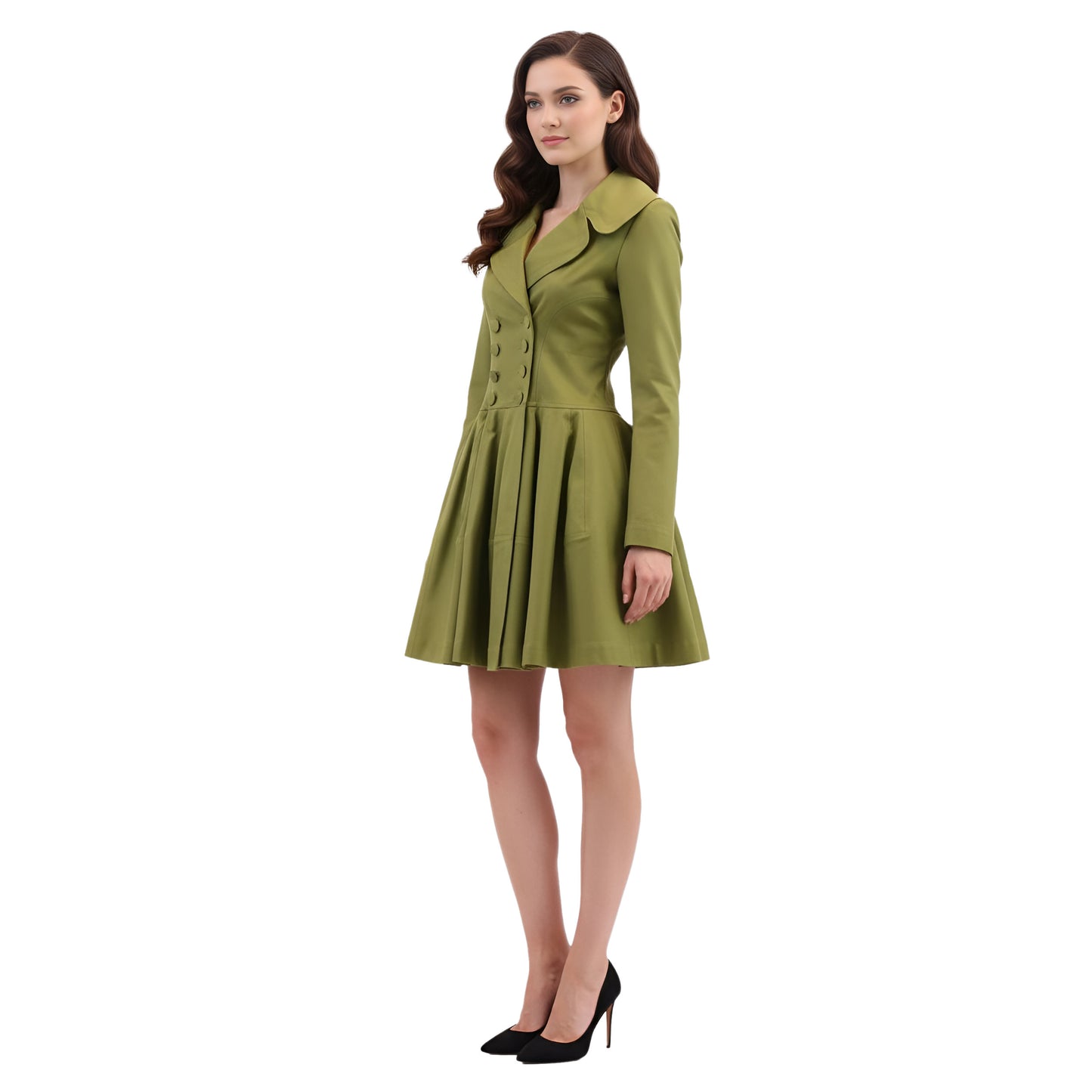 alaïa fit-and-flare blazer inspired mini dress
