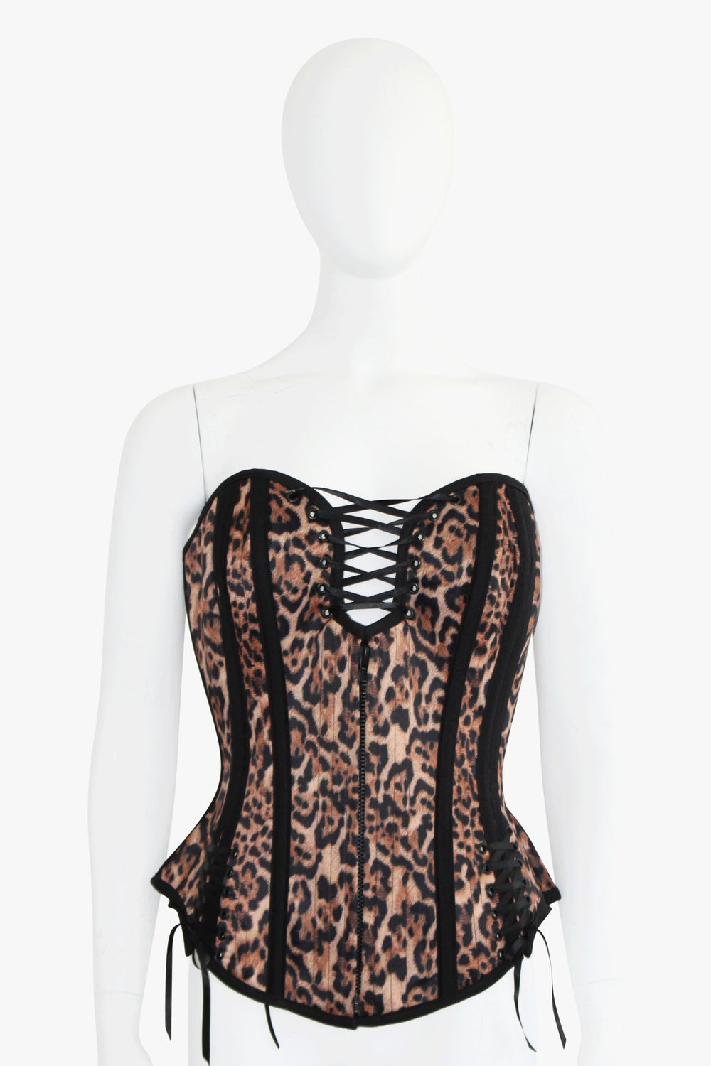 Mystic City Brown Cheetah Print Corset
