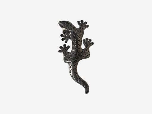 Silver Gecko Pin