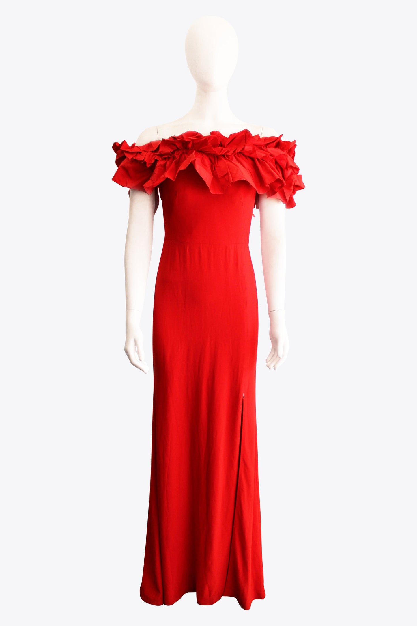 Alexander McQueen Red Gown