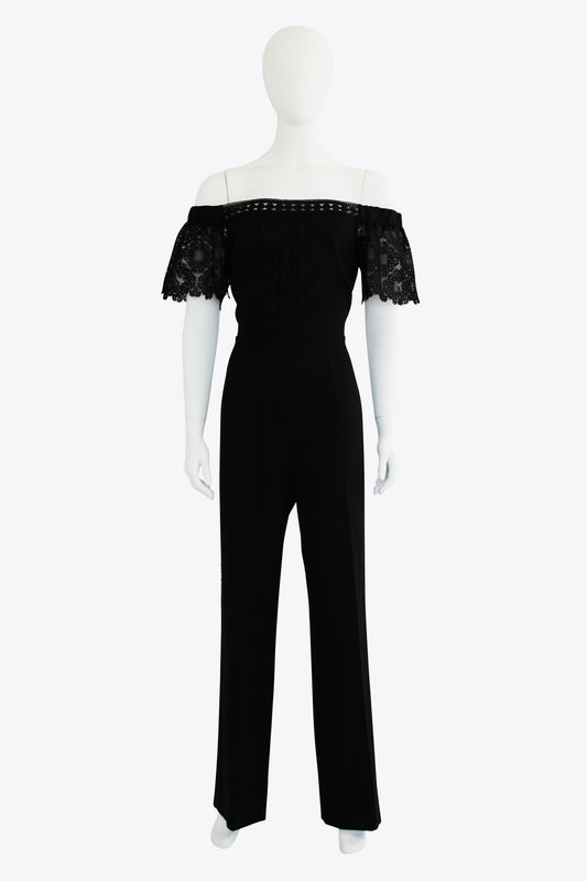 Ted Baker Black Off The Shoulder Jumpsuit