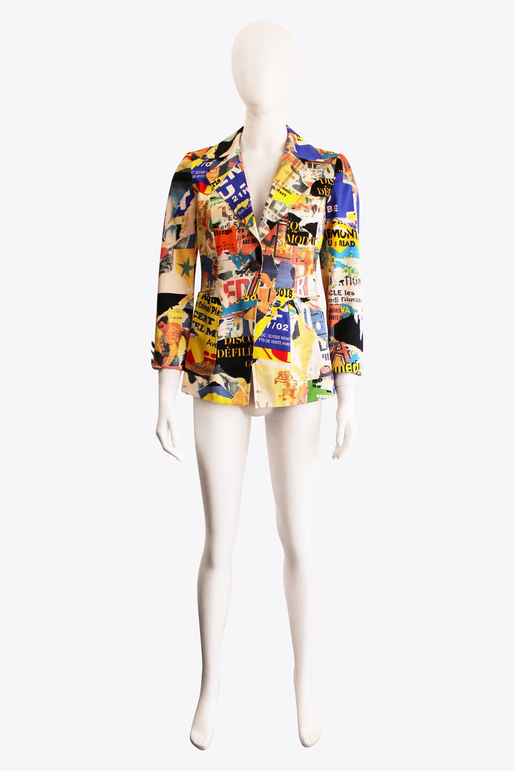 Christian Lacroix Multicolored Collage Jacket