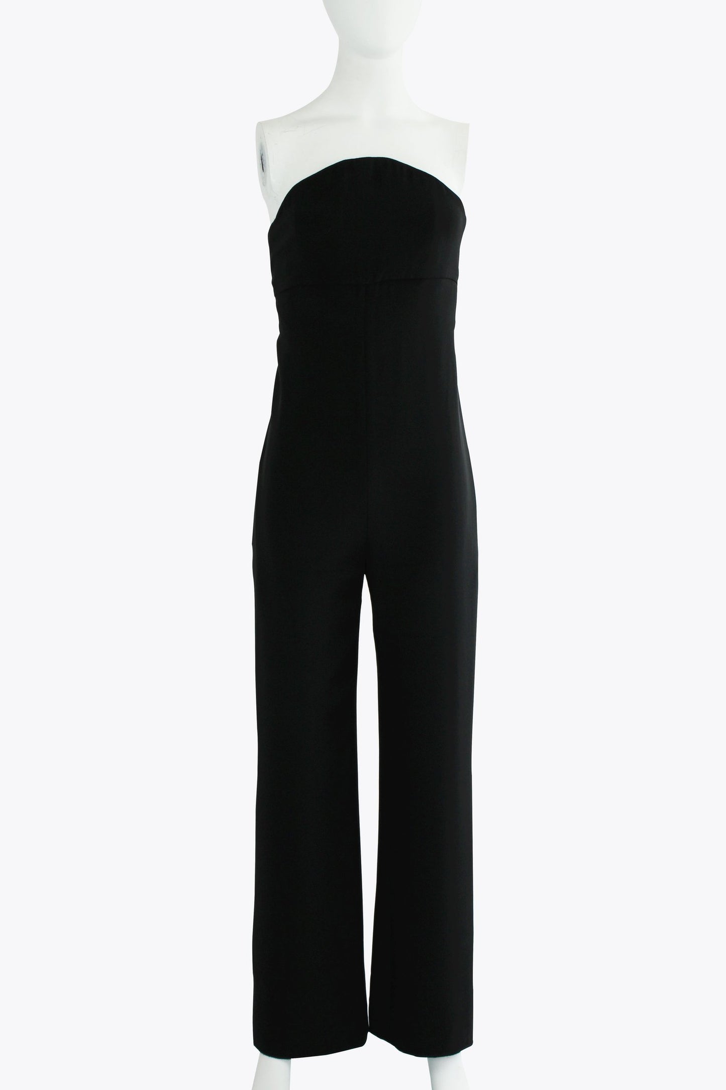 Elenareva Black Strapless Jumpsuit