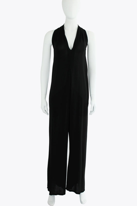 Pistola Black Halter-Neck Jumpsuit