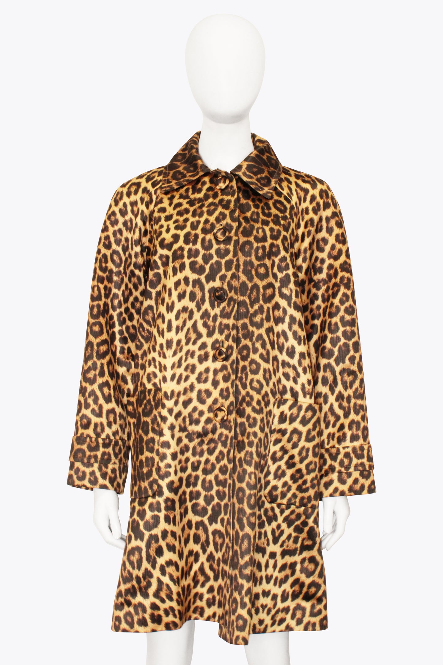 Yves Saint Laurent Cheetah Print Coat