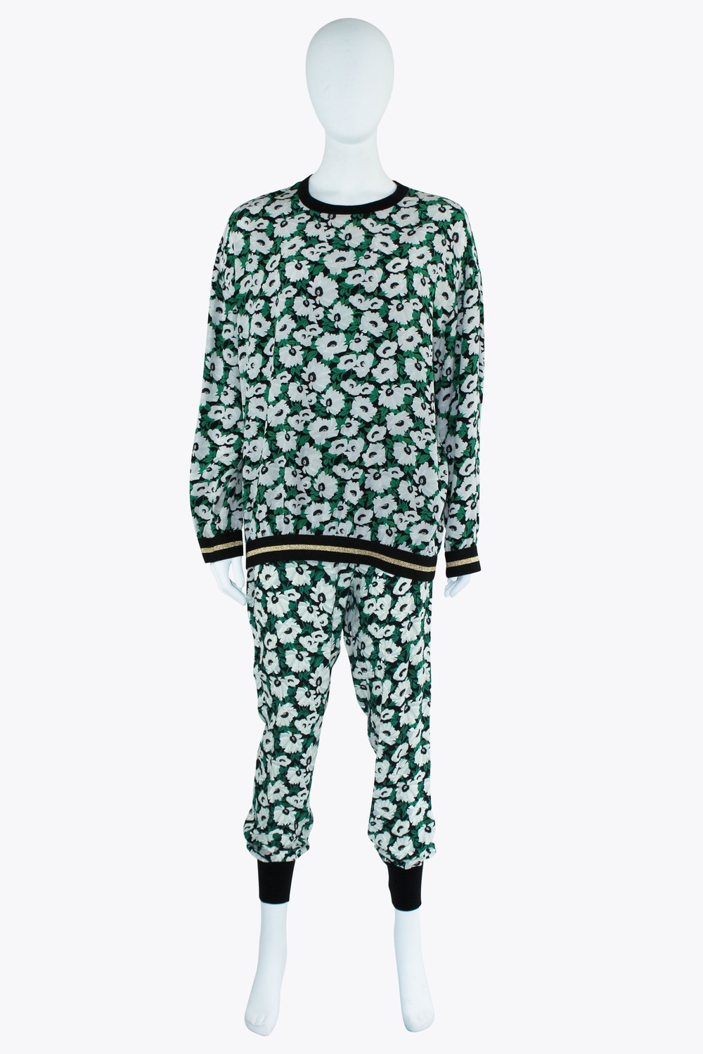 Stella McCartney Green Flower Matching Set