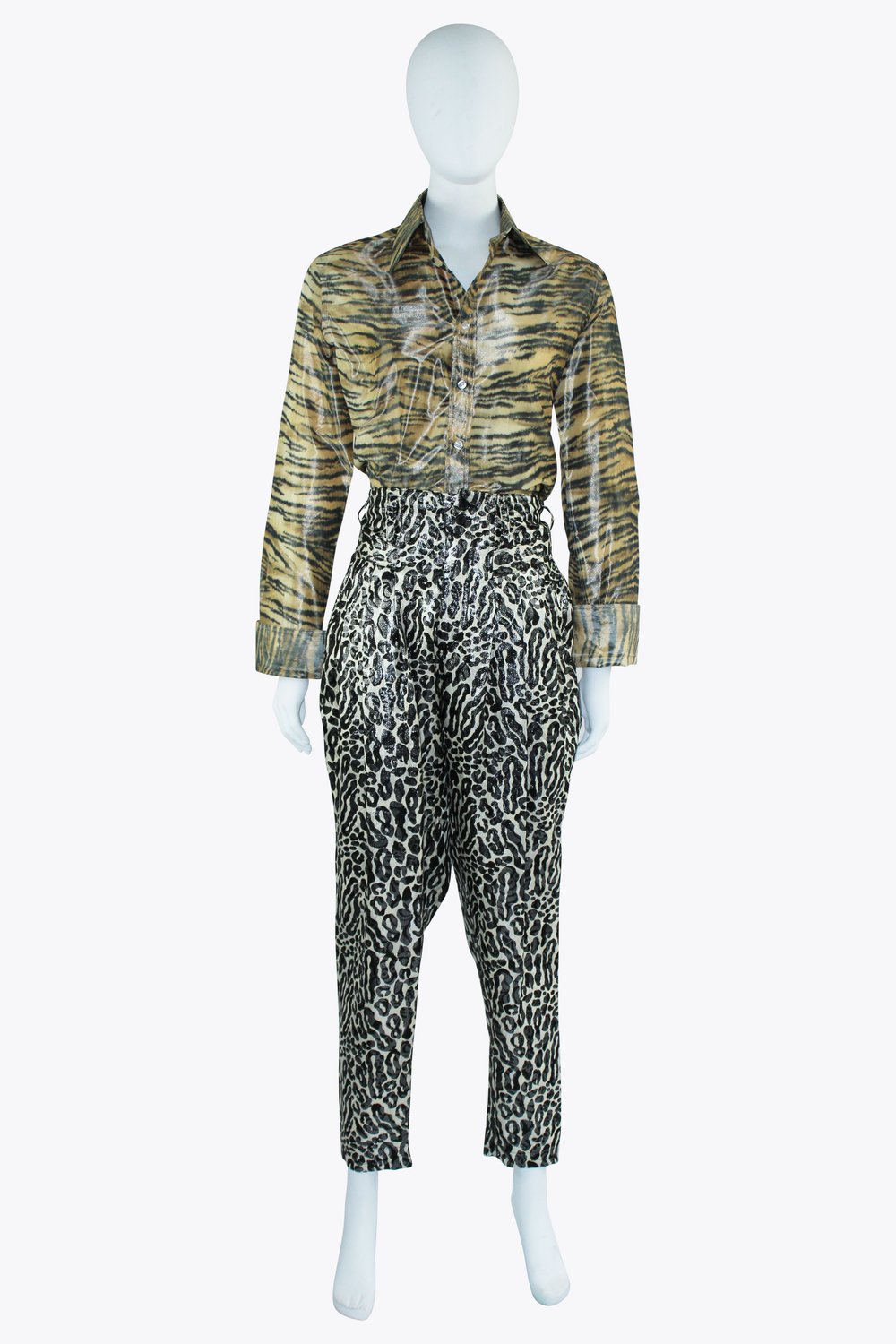 Wolk Morais Tiger Button Down & Pants Set