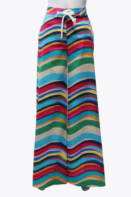 RedValentino Candy Stripe Wide Leg Pants