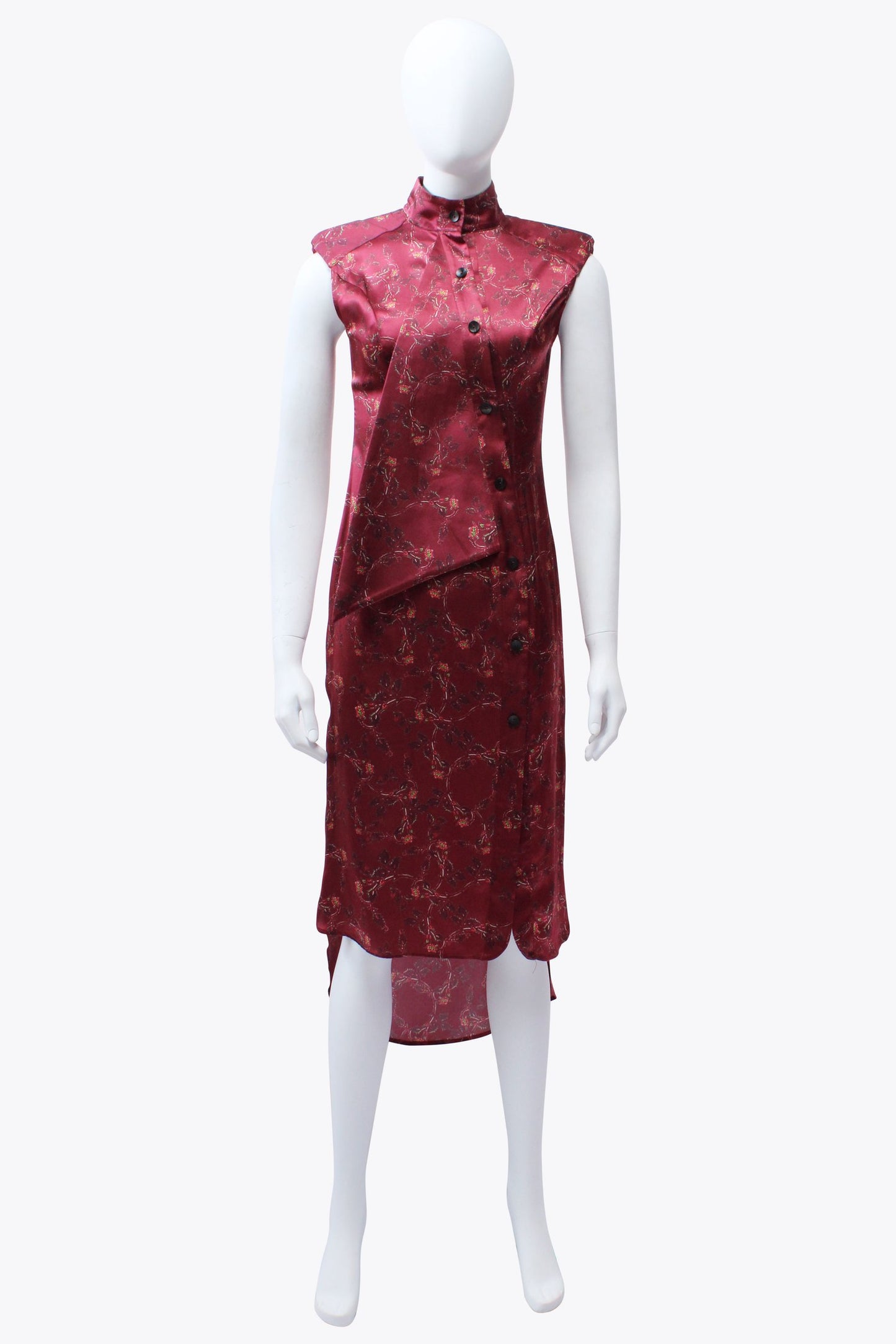 Amir Tahji Red Floral Dress