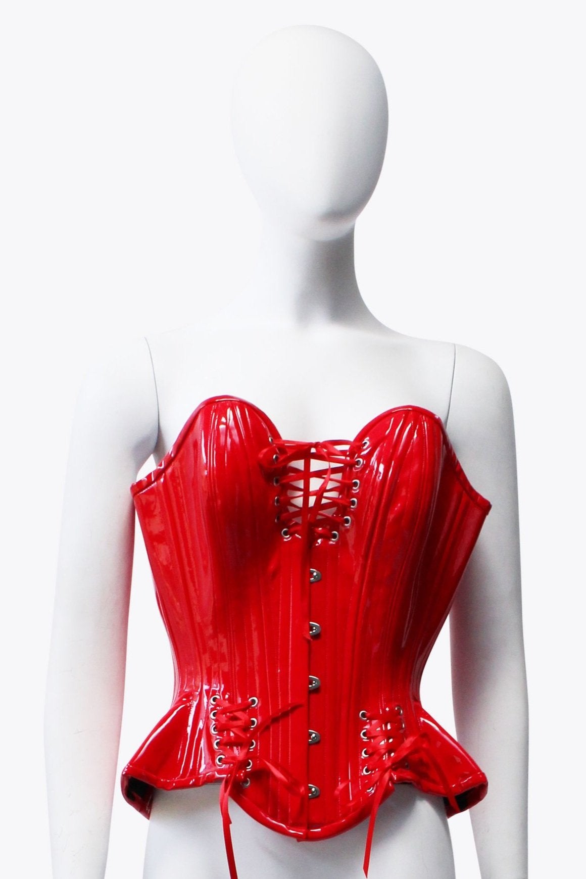 Mystic City Red Leather Corset