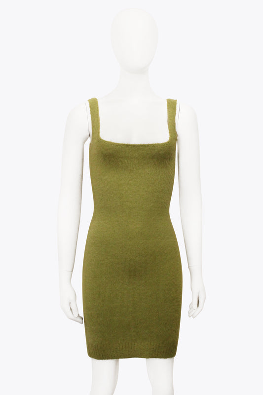 Hypeach Green Knit Bodycon Dress