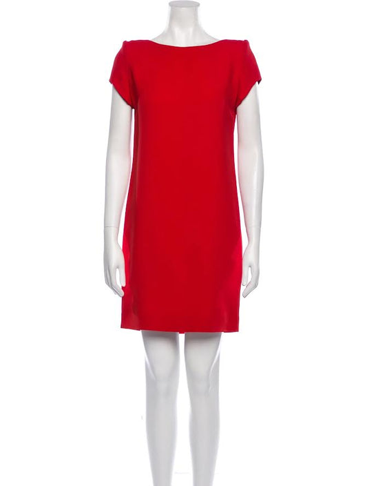 Saint Laurent Red T-Shirt Mini Dress