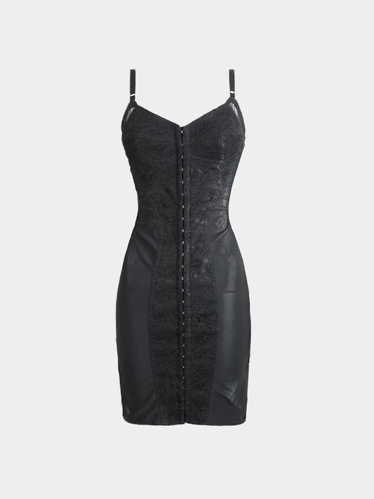 Dolce & Gabbana Black Corseted Sleeveless Fitted Dress