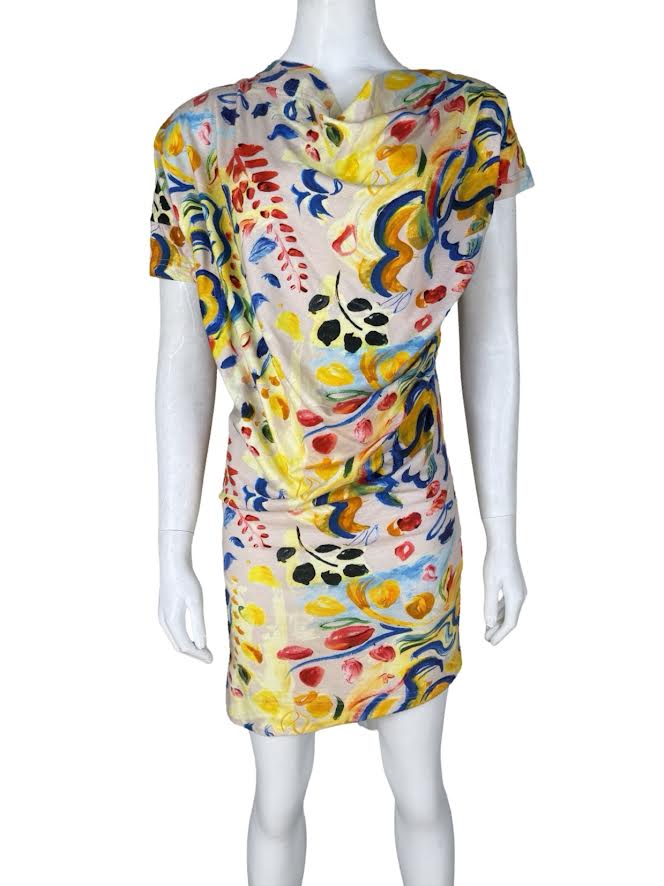 Vivienne Westwood Painted Design T-Shirt Mini Dress