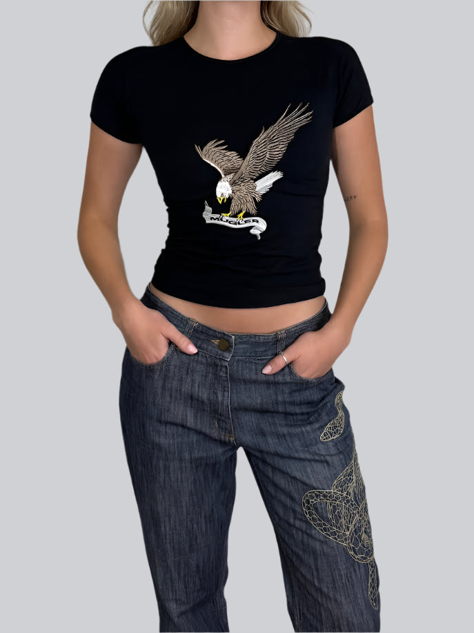 Mugler Black Eagle T-Shirt