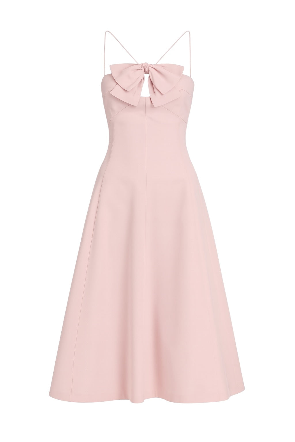 giambattista valli silk bow-accented dress