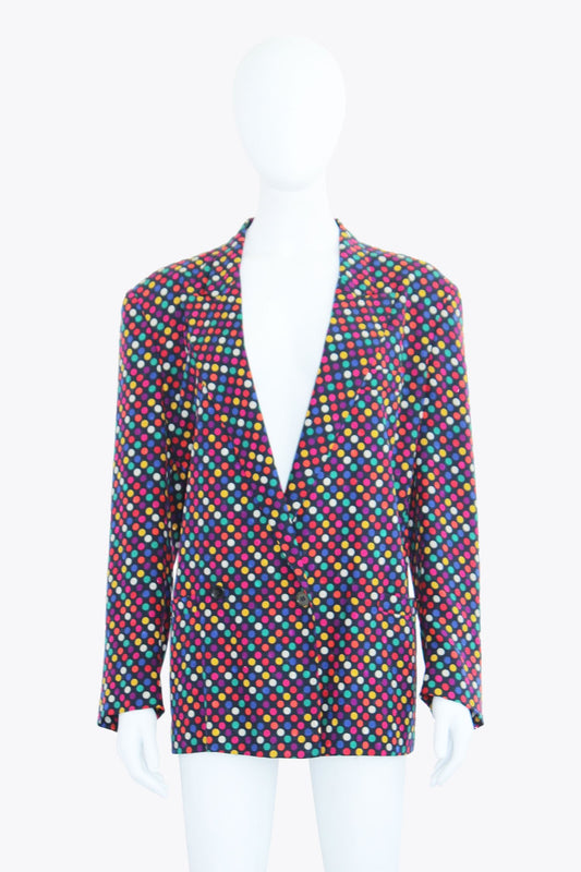 Gucci Multicolored Polk-A-Dot Blazer