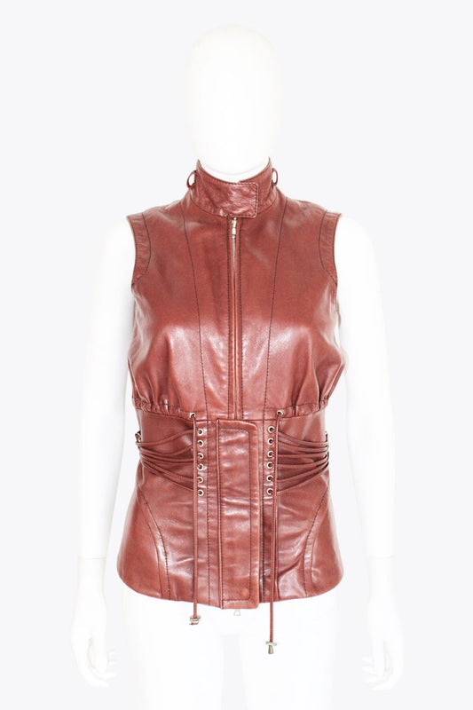 Pink Metallic Vest