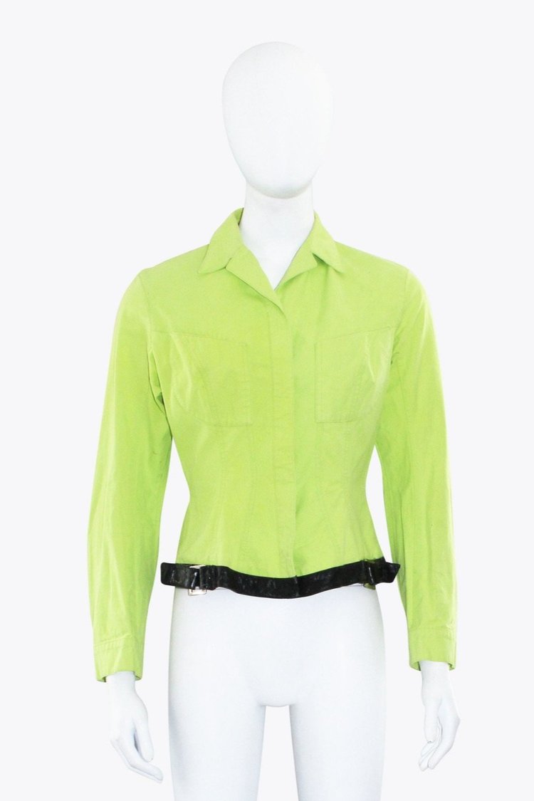 Mugler Neon Yellow Top