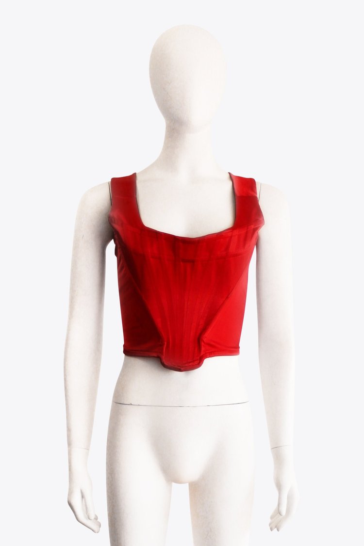 Vivienne Westwood Red Satin Corset