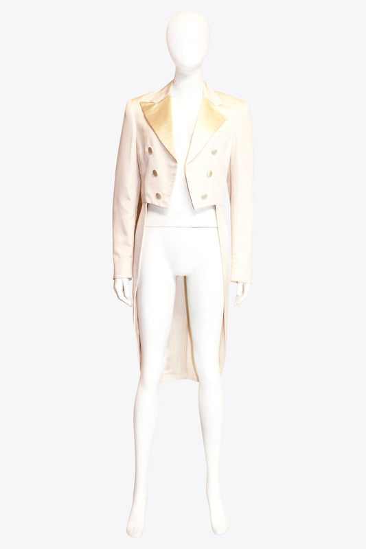 Cream Satin Conductors Jackeet