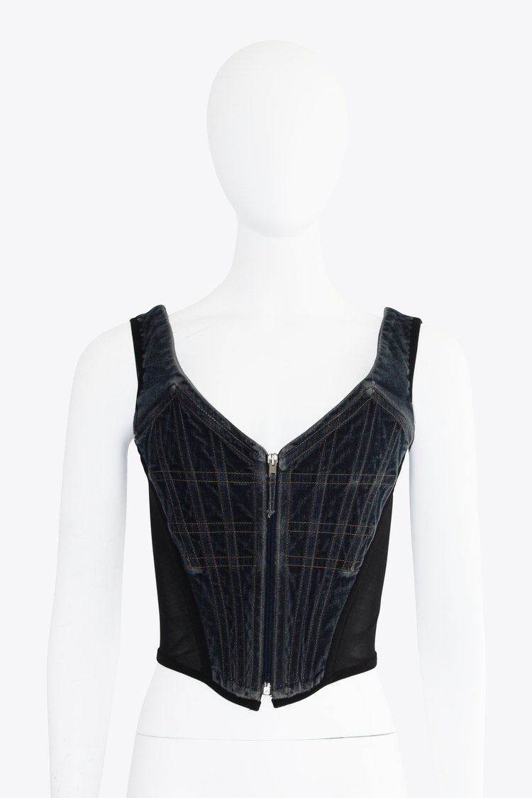 Vivienne Westwood Blue Denim Corset