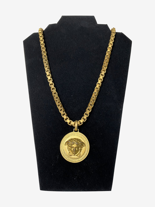 Versace Golce Face Pendent Necklace