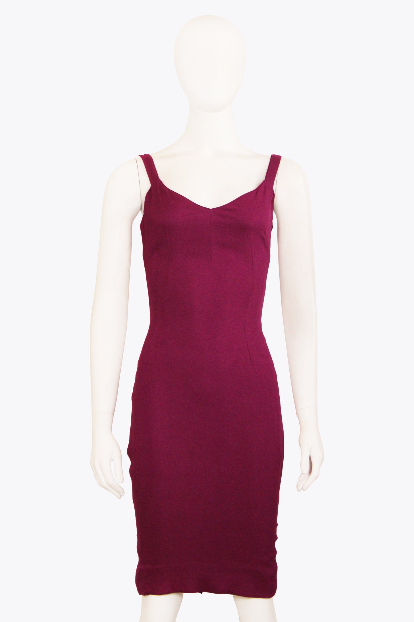 Dolce & Gabbana Purple Midi Dress