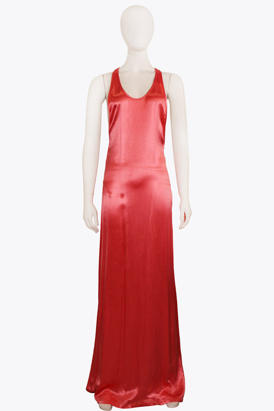 Fendi Pink Halter Maxi Dress