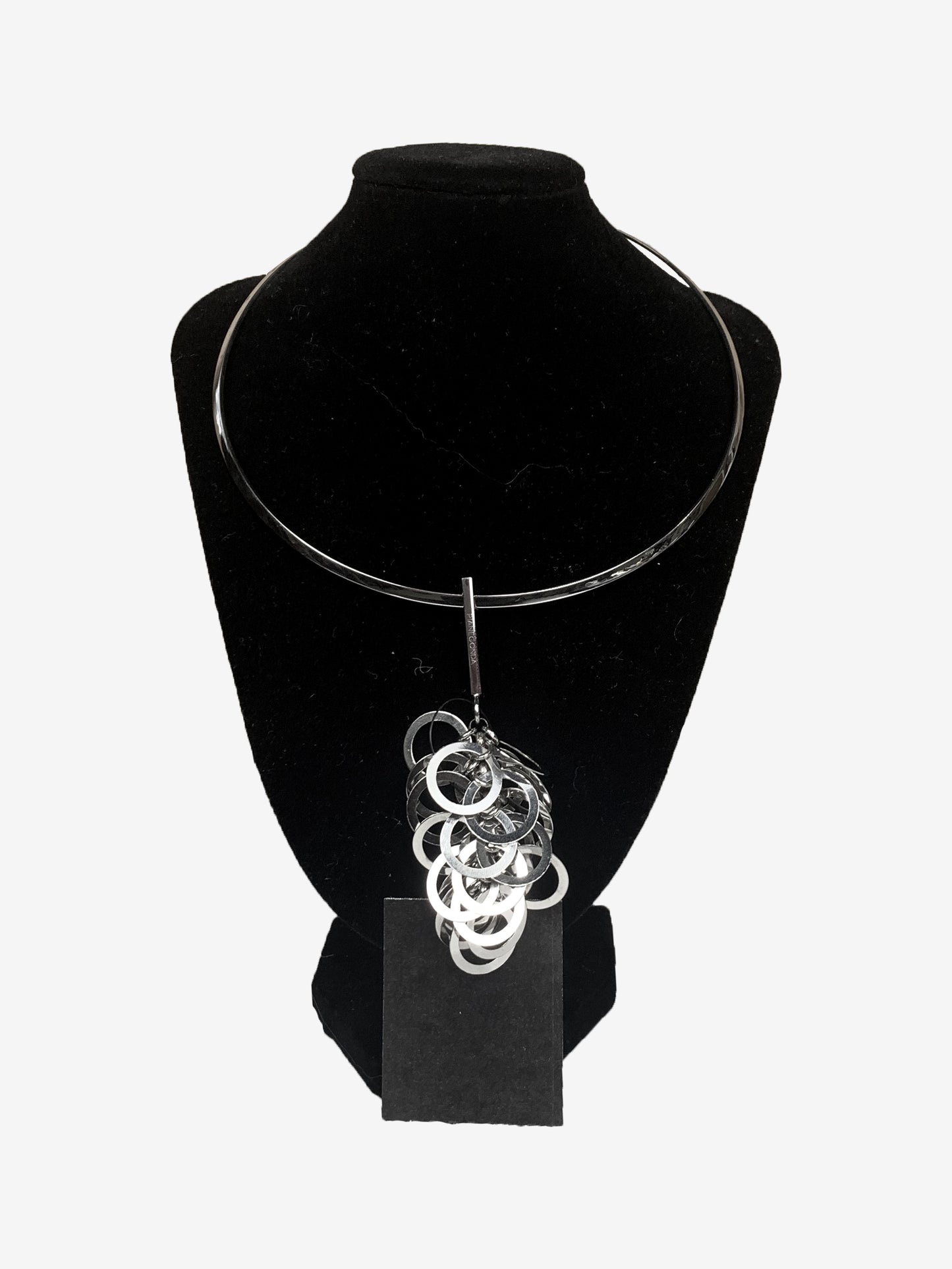 Pianeganda Silver Dangle Necklace