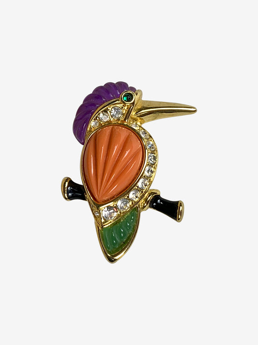 Colorful Bird Pin