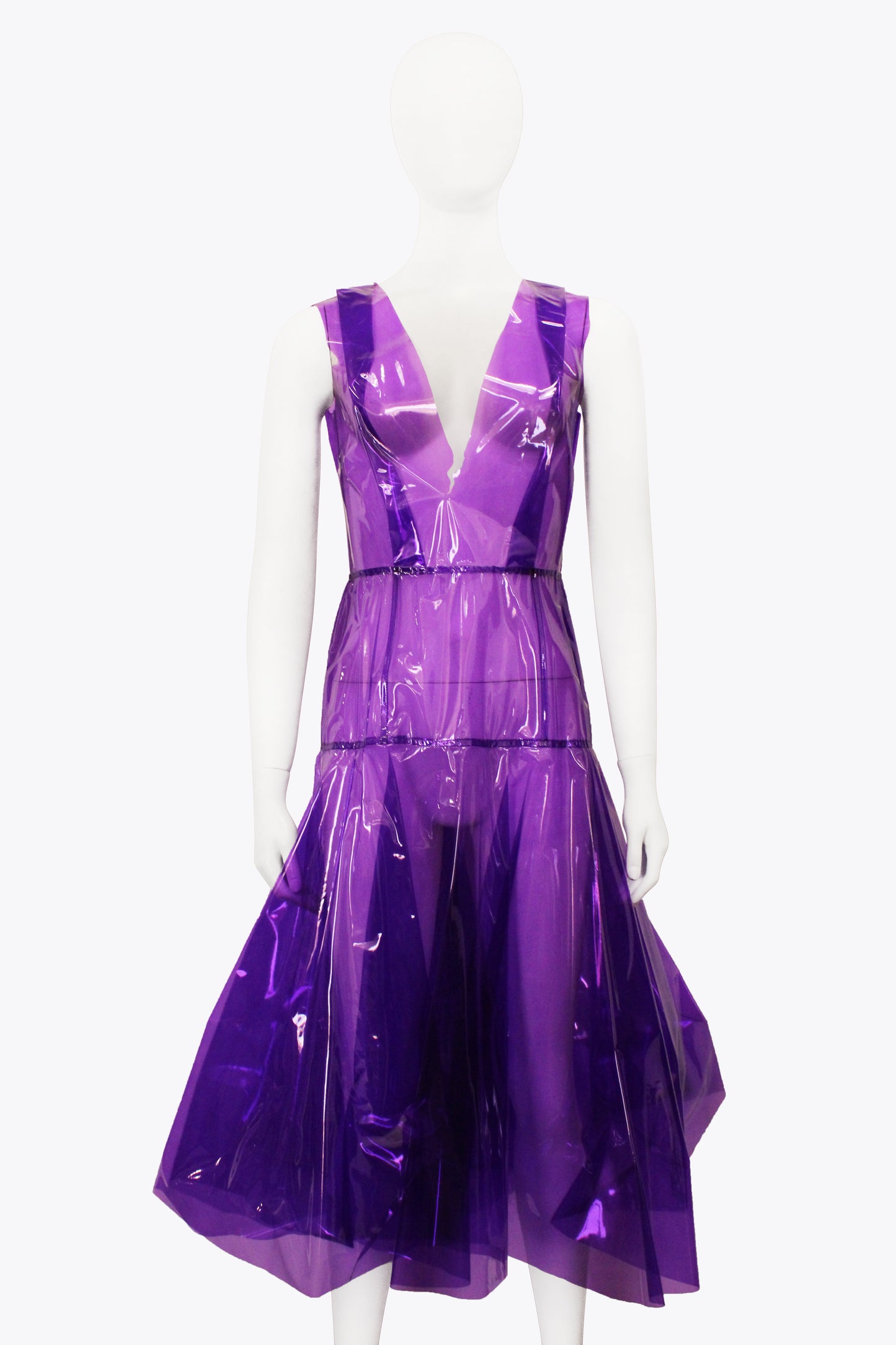 Jatual Paris Purple Plastic Dress