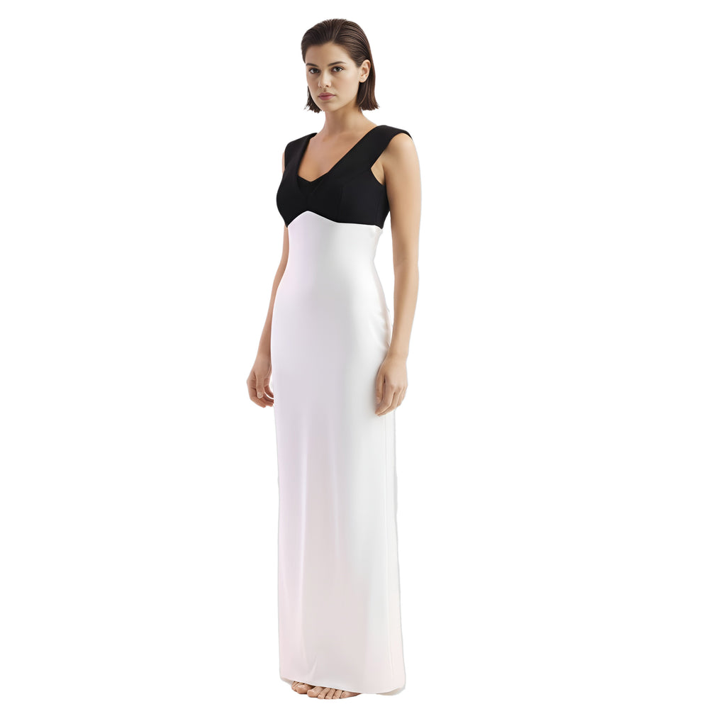 brandon maxwell silk maxi dress