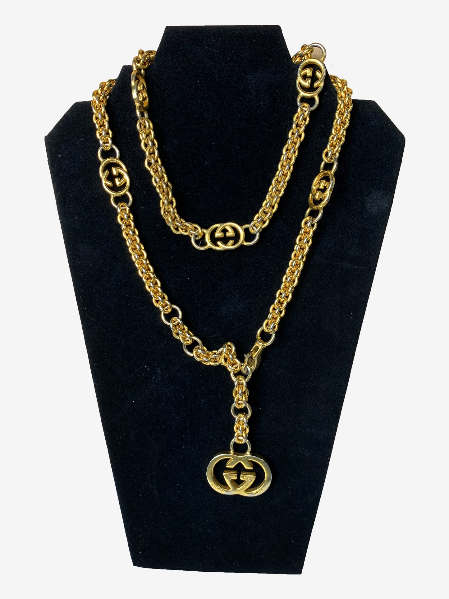 Gucci Gold Chain Wrap Necklace