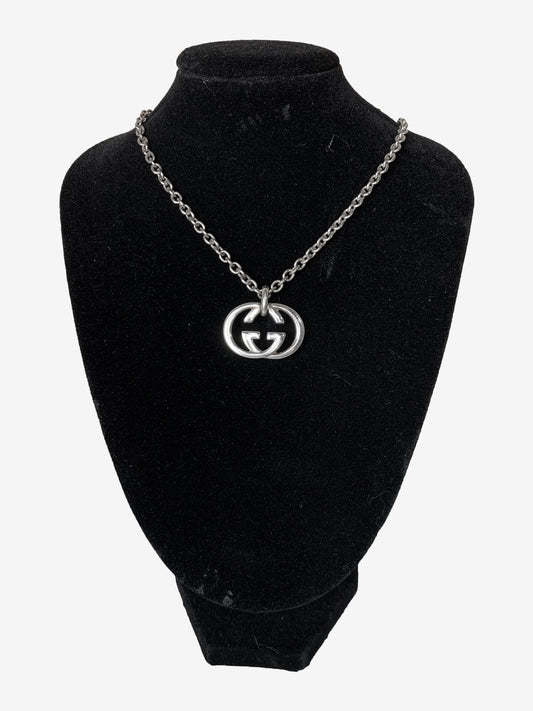 Gucci Silver Pendent Necklace