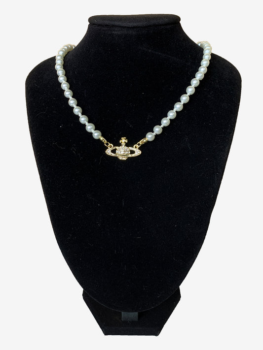 Vivienne Westwood Gold & Pearl Choker