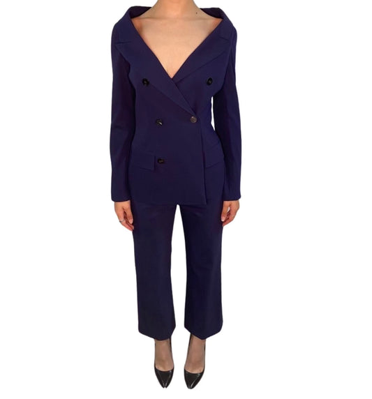 Jean Paul Gaultier Purple Pantsuit