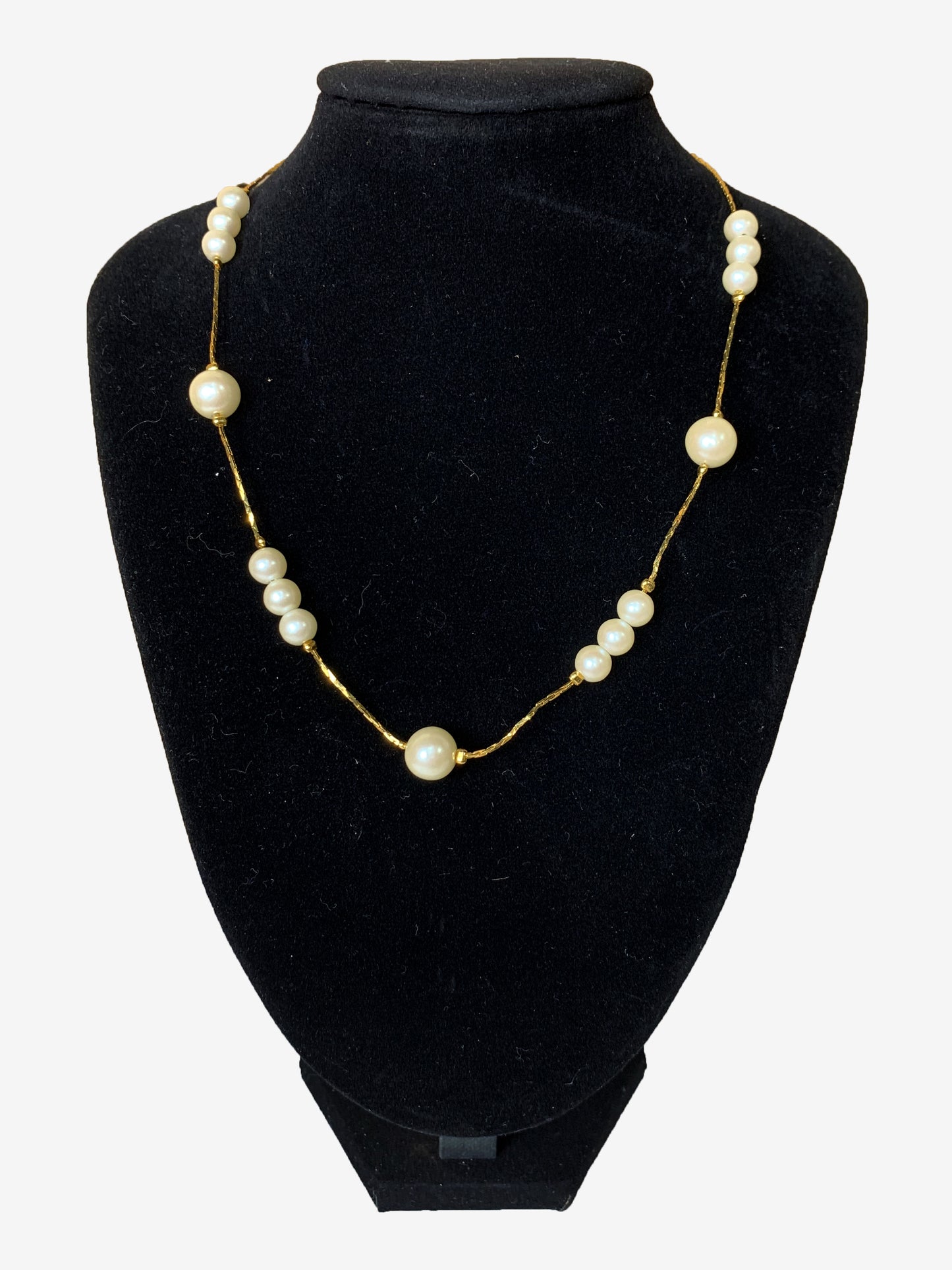 Vivienne Westwood Gold & Pearl Dainty Necklace