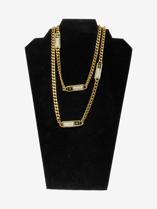 Givenchy Gold Diamon Layered Necklace