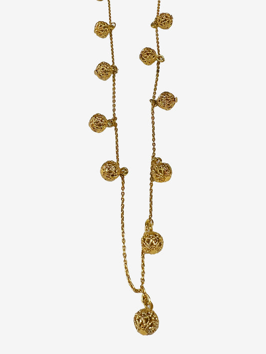 Napier Gold Ball Necklace