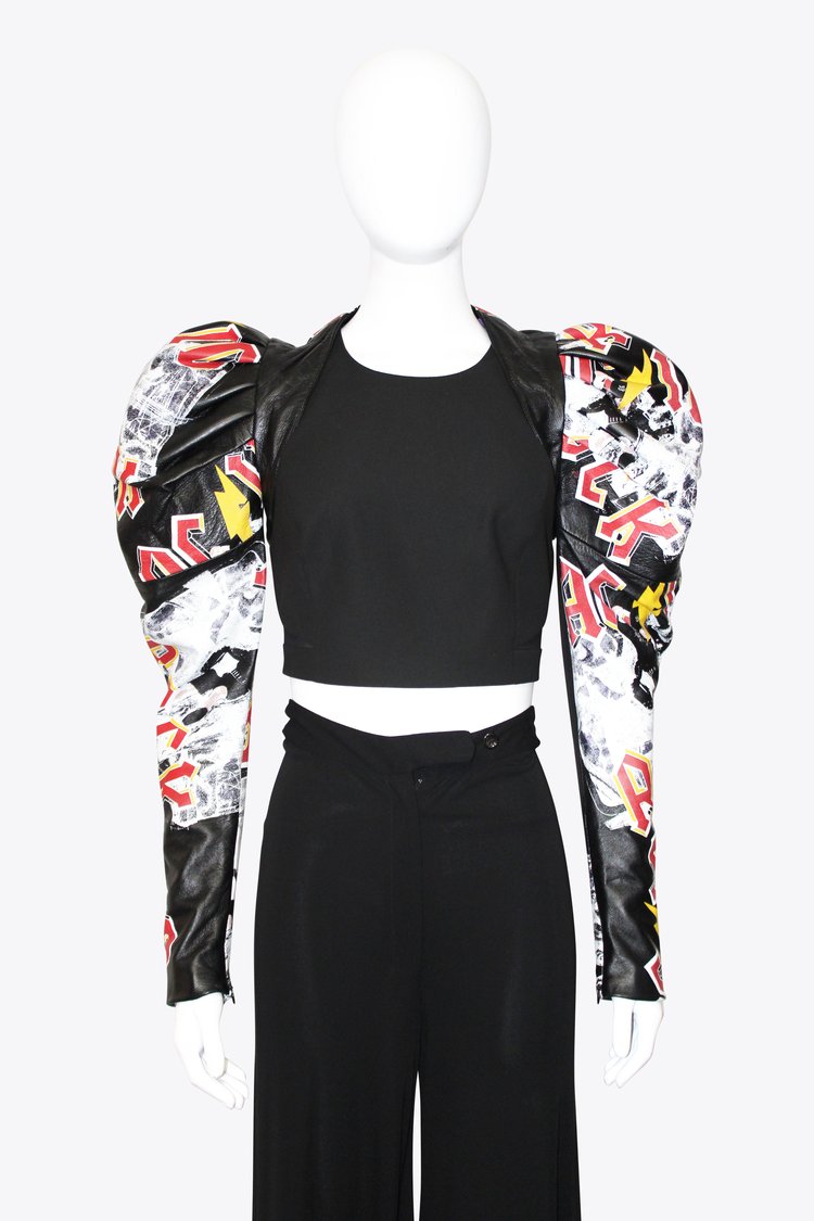 Dolce & Gabbana AC DC Leather Jacket