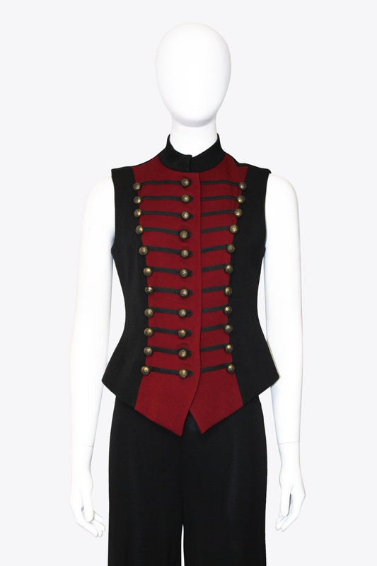 DKNY Red and Black Vest