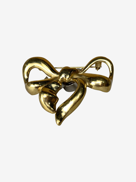 Givenchy Gold Bow Pin