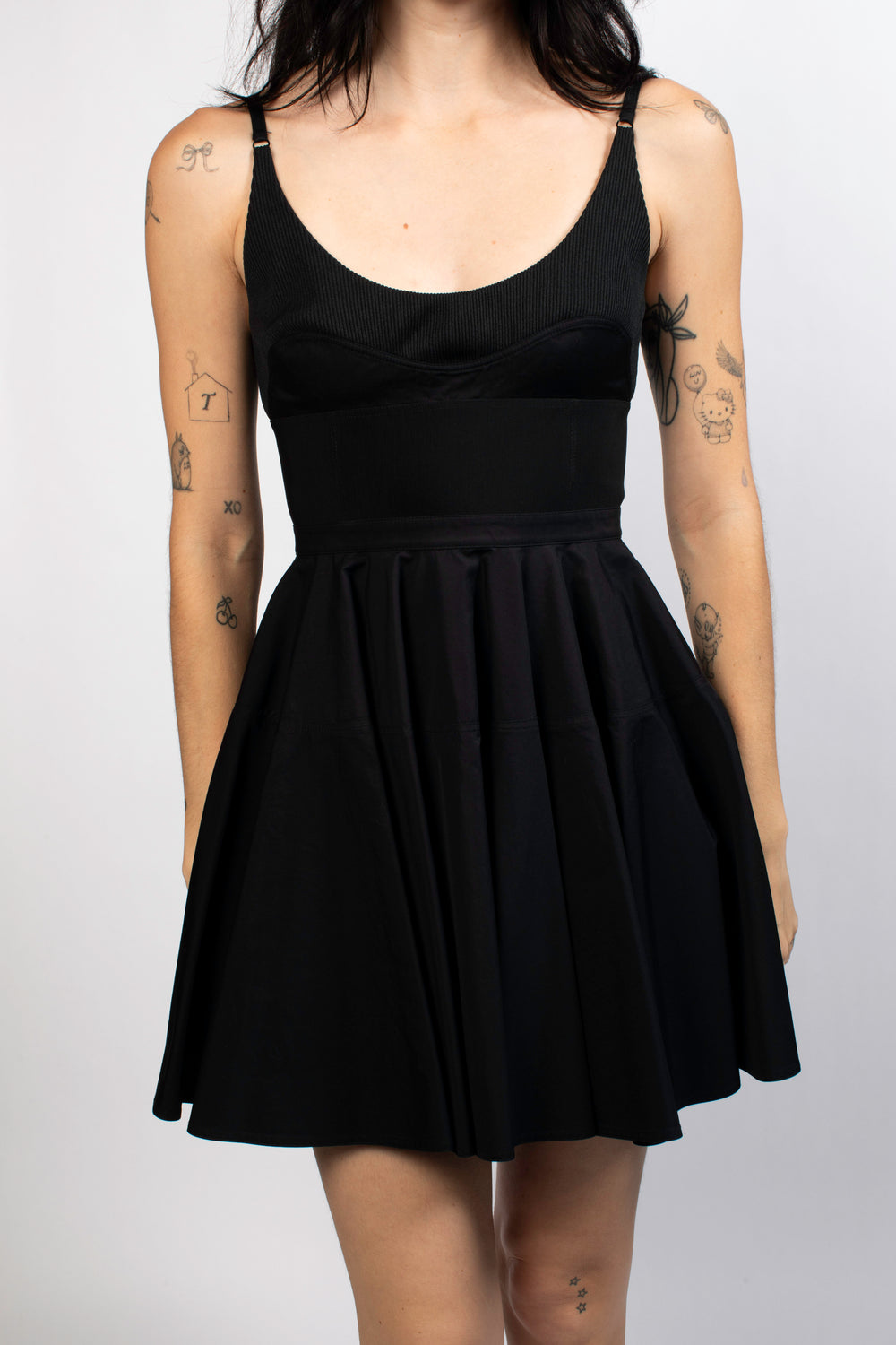 Alexander Wang Black Mini Dress Fit n' Flare
