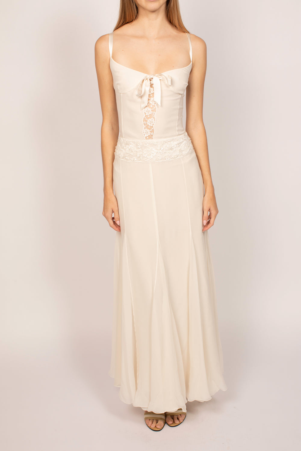 Valentino White Maxi Dress