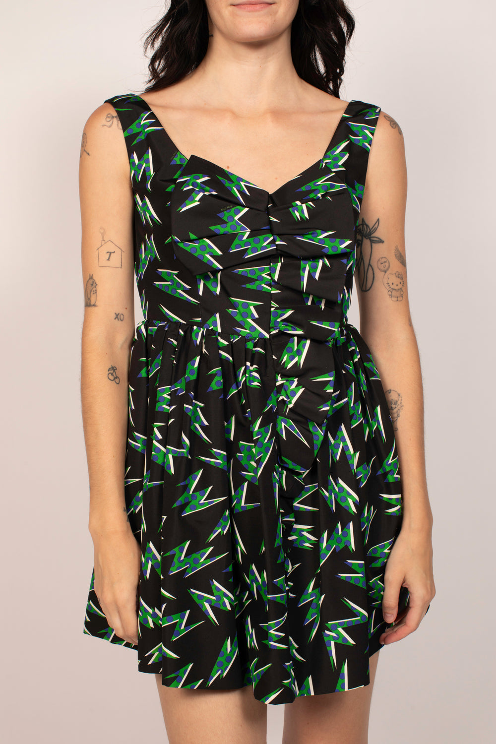Miu Miu Black 2012 Lightning Dress