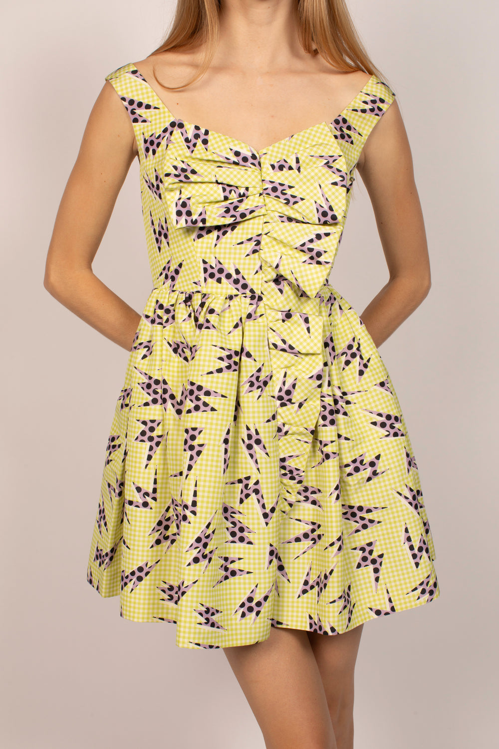 Miu Miu Green 2012 Lightning Dress