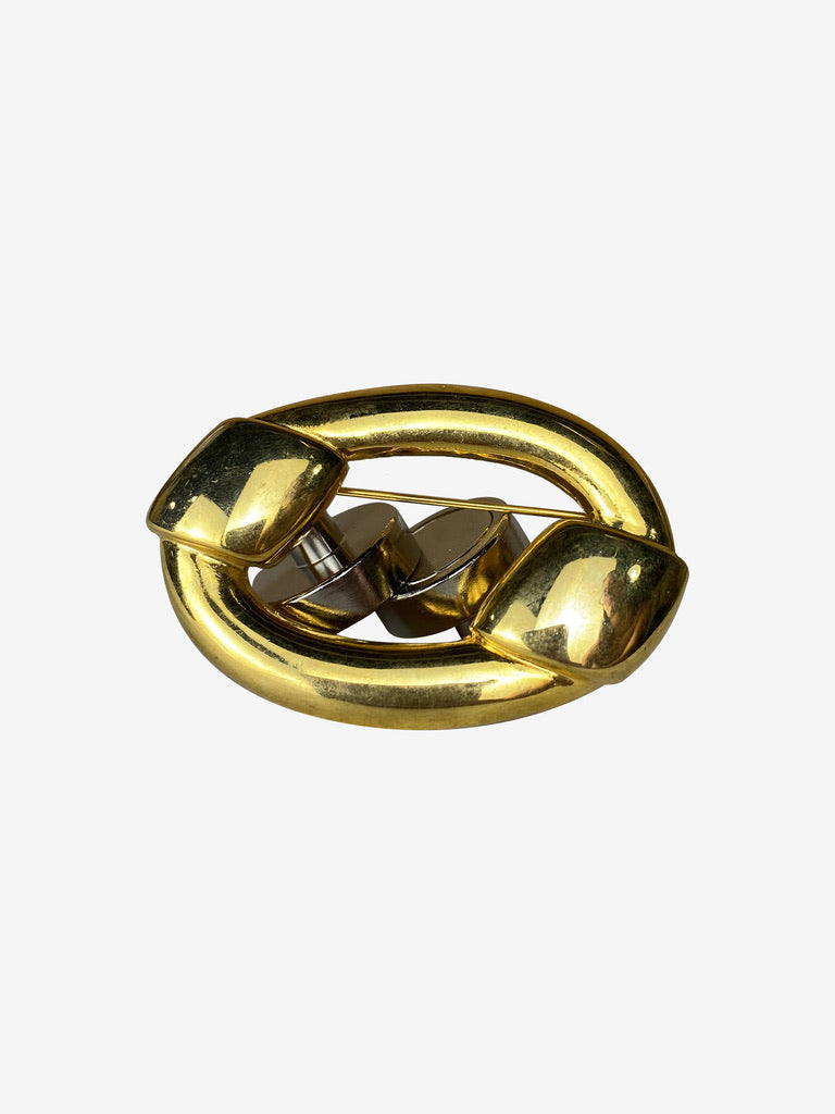 Gold Circle Pin