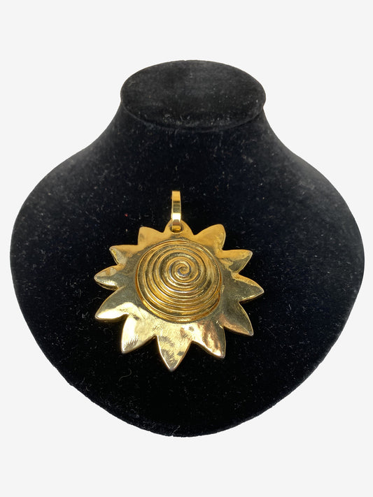 Givenchy Gold Sun Pendent